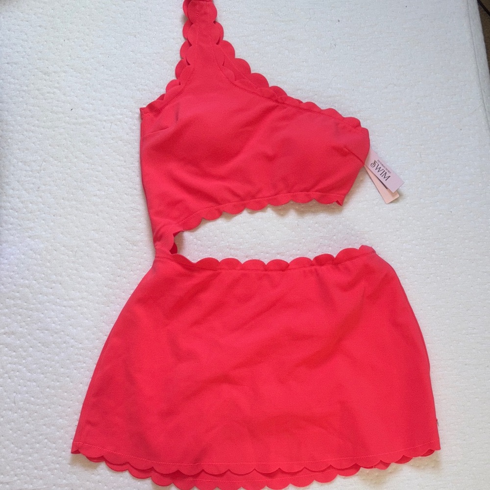 Victoria's Secret Pink One-Shoulder Swim One Piece
